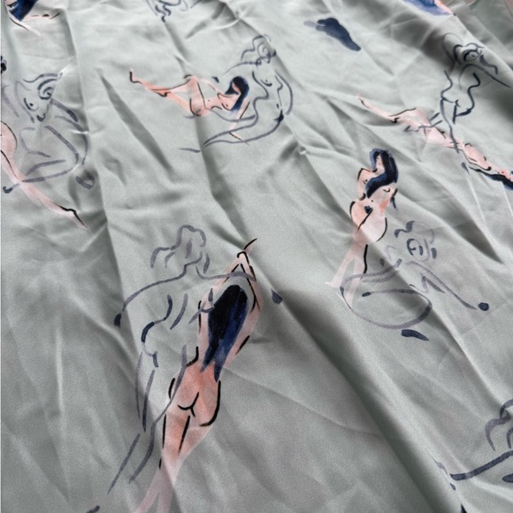 Aritzia Wilfred Slip Dress Midi Length Satin - Picture 2 of 6